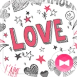 heart ＆ love android application logo